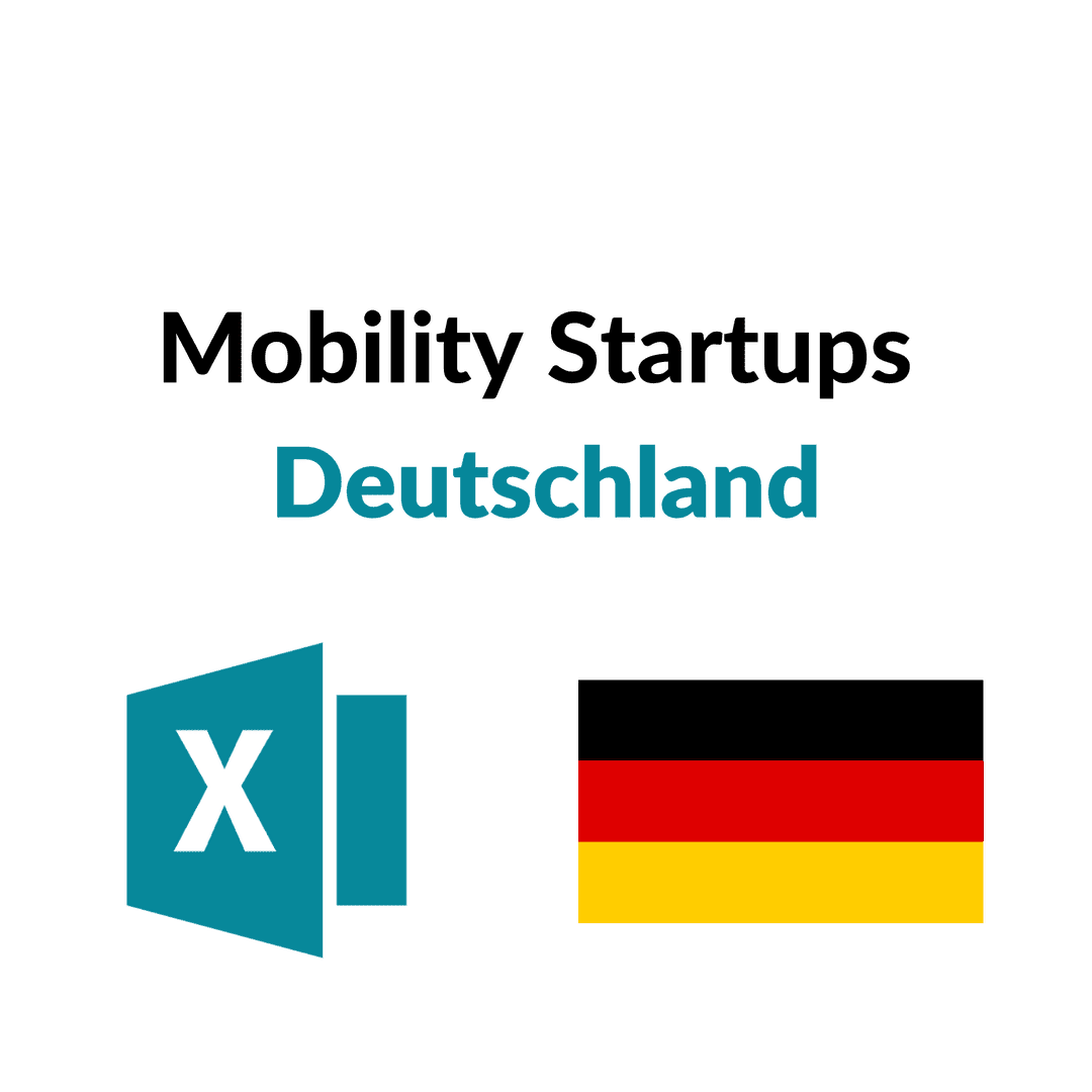 Liste Mobility Startups Deutschland
