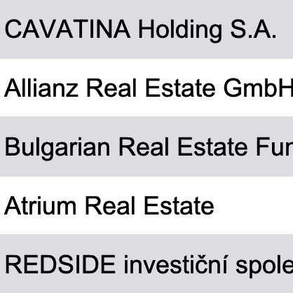 Top 5 Immobilieninvestoren Osteuropa