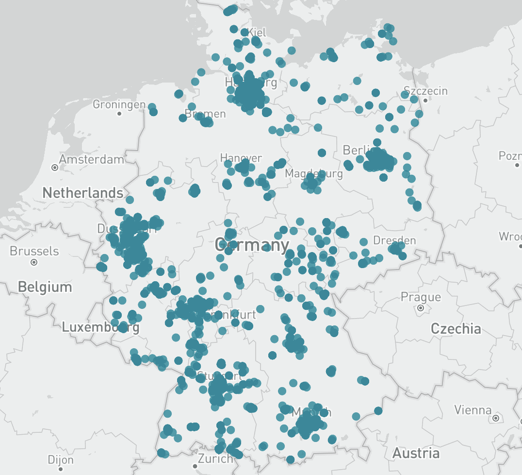 karte größte immobilienmakler in deutschland