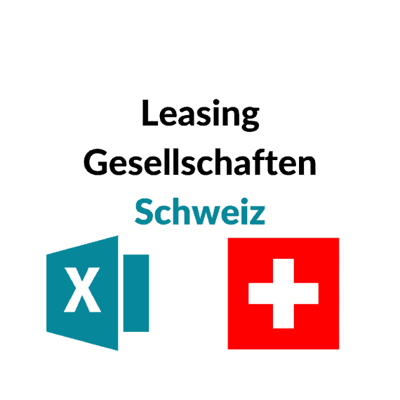 Liste Leasing Gesellschaften Schweiz