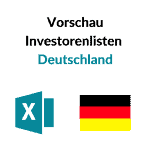 Liste Investoren Deutschland