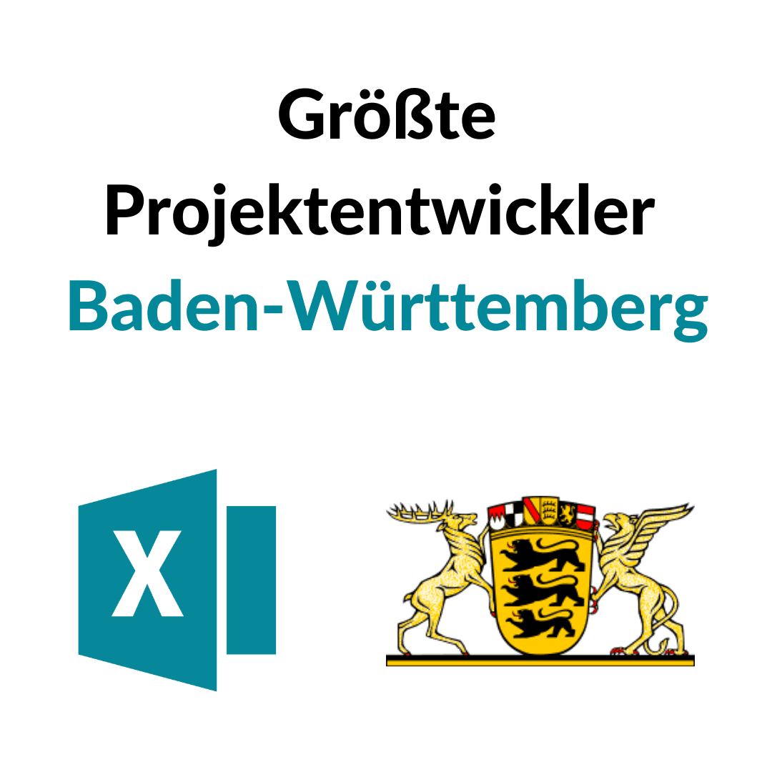 Größte Projektentwickler Baden-Württemberg
