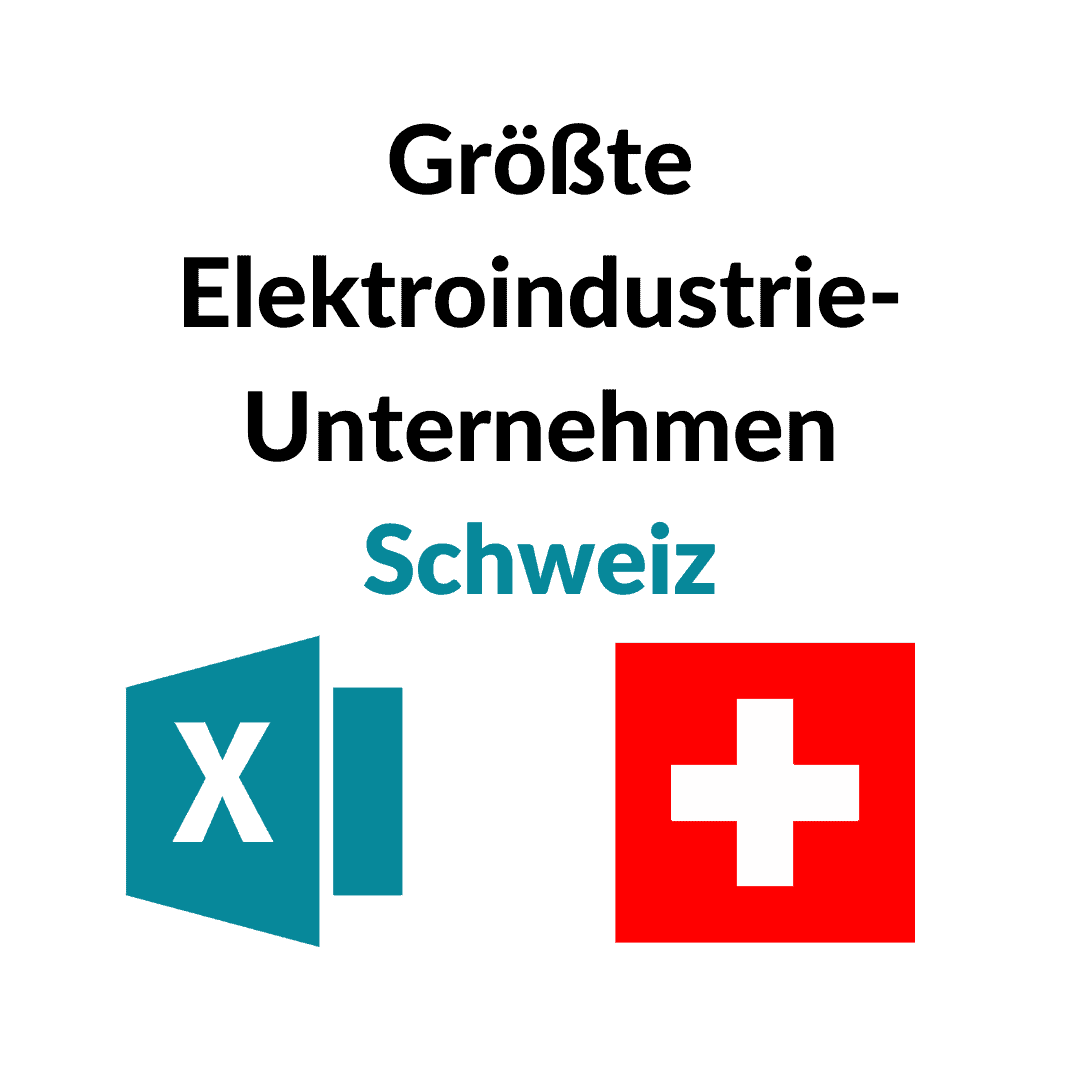 Liste Elektroindustrie-Unternehmen Schweiz