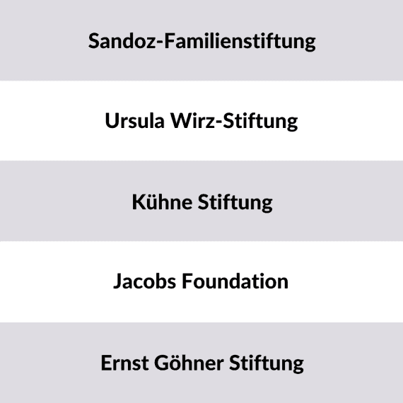 Stiftungen Schweiz Liste
