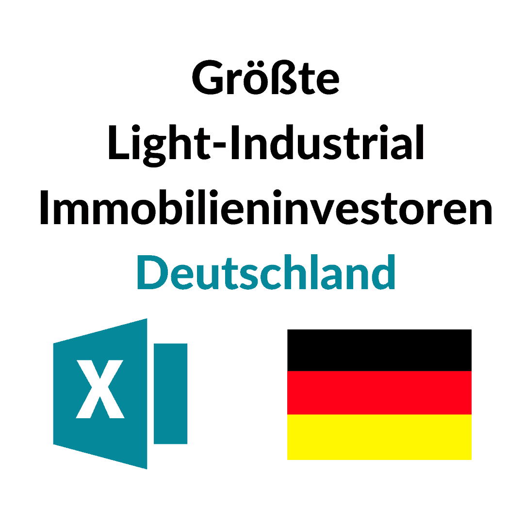 Größte Light-Industrial Immobilieninvestoren Deutschland